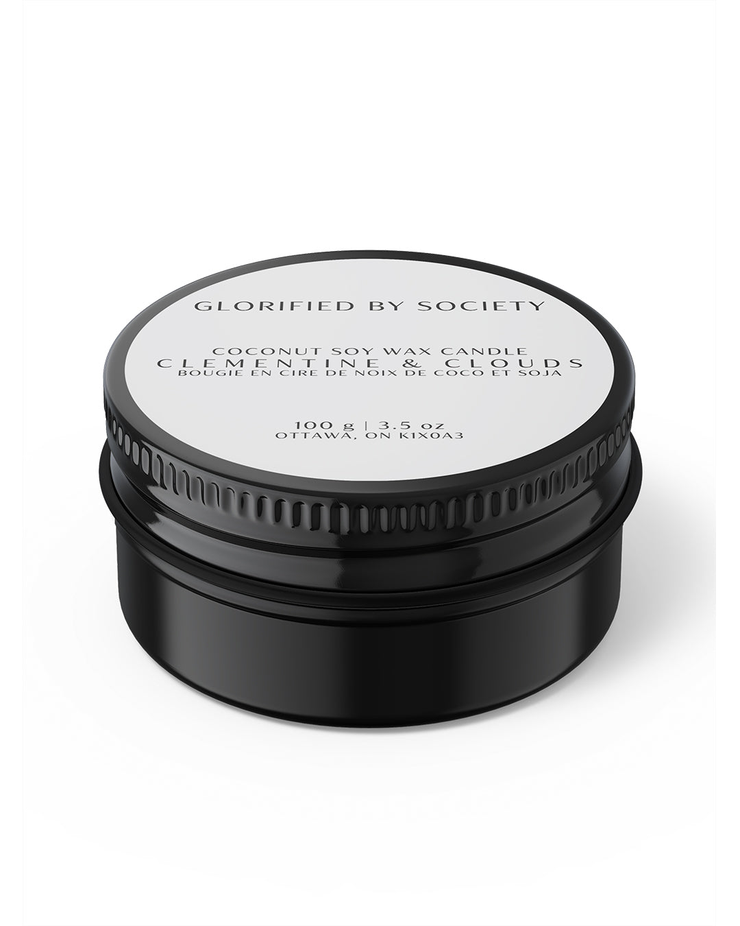 3.5 OZ COCONUT SOY WAX CANDLE - IRRESISTIBLE SCENTS - 20 HOUR BURN TIME