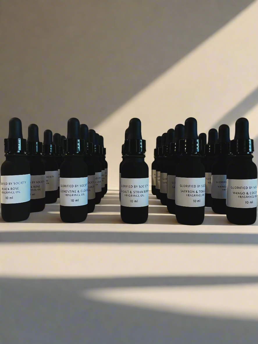 Premium 15 ml fragrance oil dropper bottles in exclusive signature scents. Perfect for diffusers, car fresheners, and wool dryer balls. Enhance your space with long-lasting, delightful scents. For external use only, keep out of reach of children and pets