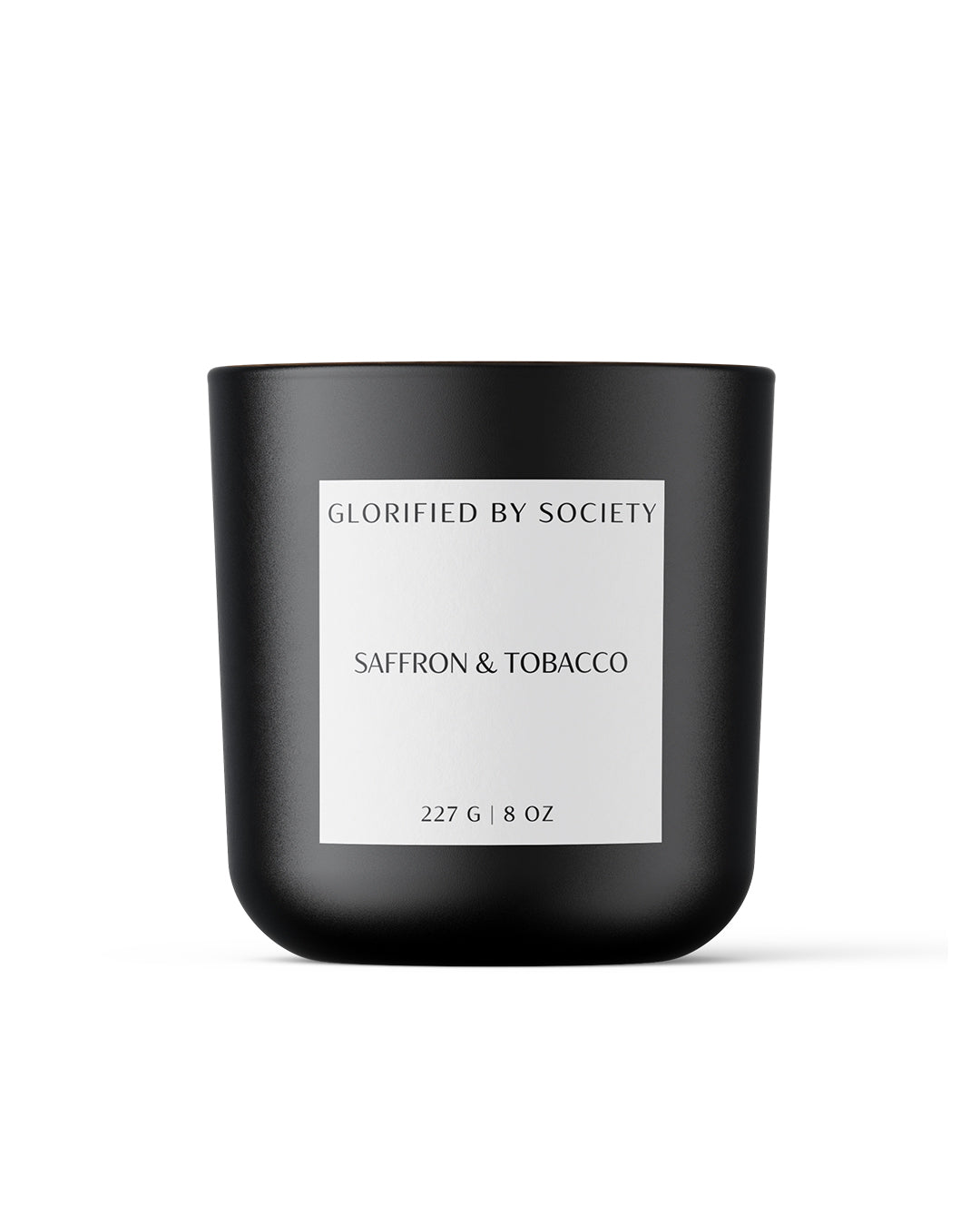 Soy Candle – 8 oz Black Matte (Hand-Poured Ottawa) | GLORIFIED BY